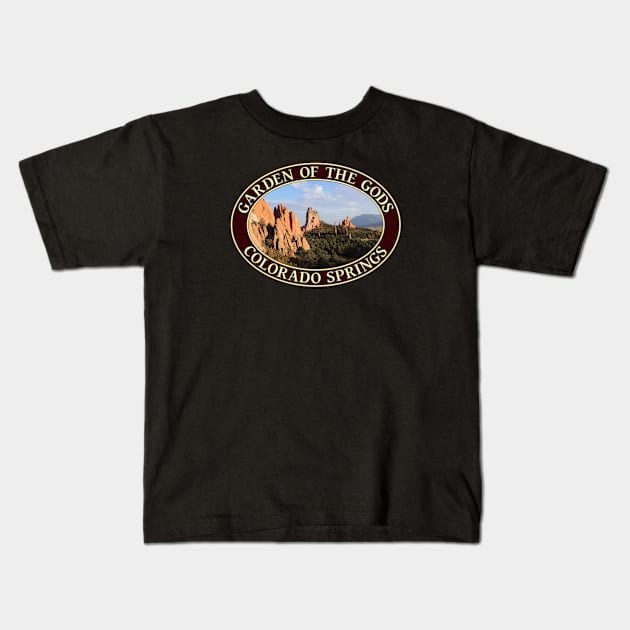 Garden of the Gods in Colorado Springs Kids T-Shirt by GentleSeas